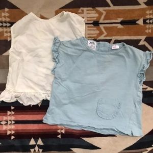 ZARA BABY GIRL TOPS for 2/3 years old